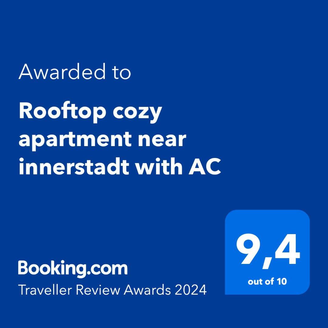 Rooftop Cozy Apartment Near Innerstadt With Ac Vienne Extérieur photo